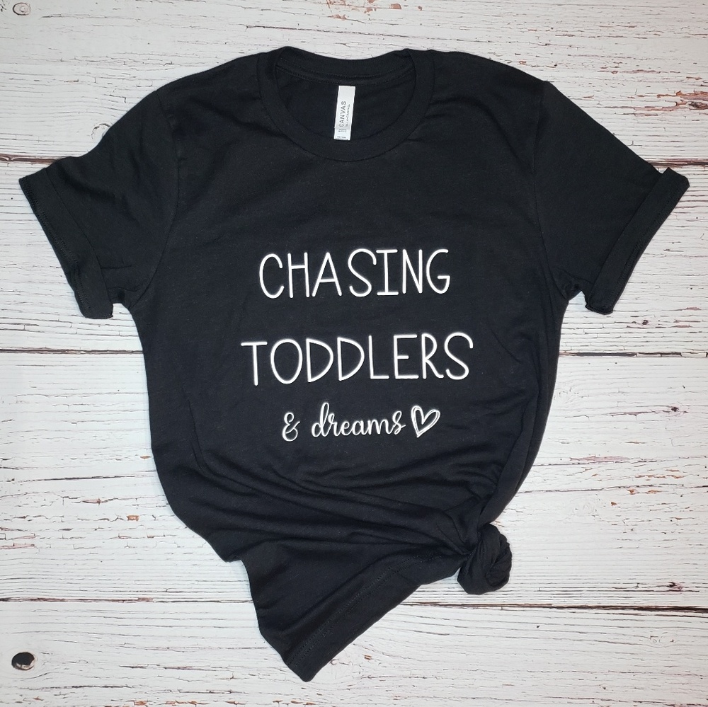 Chasing Toddlers & Dreams Bella Canvas Graphic Tee